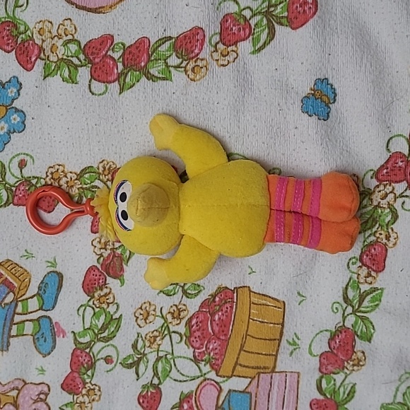 Sesame Street Other - Vintage Tyco Sesame Street Big Bird Plush Clip